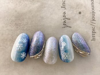 キキネイル 二子玉川(kikinail)/12月定額B クリスマスネイル