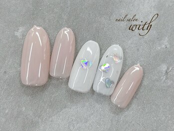 ウィズ 神戸(with)/大人ハートネイル