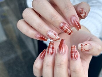 ネイルアンドアイラッシュ シシュ なんば本店(nail&eyelash SyiSyu)の写真/パラジェル登録店★長さ出しや持ち込みデザインも対応！形,ツヤにもこだわった美しい仕上がりで大人気◎