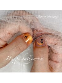 ハロウィンネイル 定額デザインM