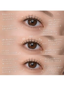 リバース 新町(Rebirth)の写真/《新町》【フラットラッシュ新導入！】★高技術×丁寧なカウンセリングで理想のお目元に！