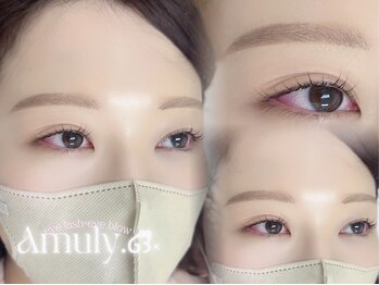 アミュリー(Amuly.)の写真/十三駅1分★SNSで話題の束感まつげ&美眉プロデュース！一重・奥二重さんも理想の目元へ導く似合わせ提案♪