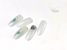 バイオアシス 麻布十番(by Oasis)/シャイニーホワイトネイル