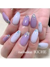 リッシュ(RICHE)/ラベンダーカラーネイル