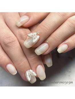 エム(M)/淡いチークネイル☆