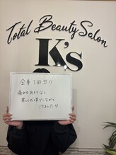 ケイエス(K's)/全身脱毛のお客様★