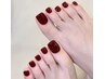 【◆Foot◆フットバス・甘皮ケア付き】フットワンカラー  ￥7500