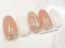 リル(Rire)/ドライフラワーネイル