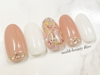 リル(Rire)/ドライフラワーネイル