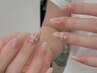 hand★「手作り」カラークロム2個×ツヤツヤワンカラー￥7980