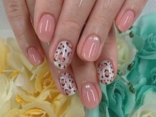 ディーネイル 天王寺(D-nail)/(松崎)ショートnail☆アニマル柄