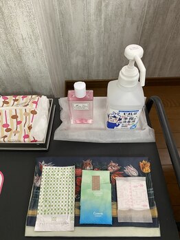 ビーデル(Wieder)/着替えのブースのアメニティ