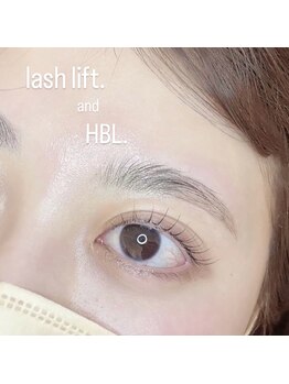 アンドリン(and Rin.)/ハリウッドブロウ×まつげパーマ