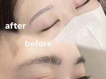 ロベリ 江南(Loweli)/アイブロウbefore after