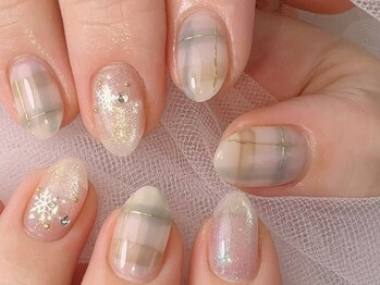 ベル 仙台店(Belle)の写真/職場や学校の規定で長さの出せない方も可愛いデザインを楽しめます♪爪の長さが短くても華やかなネイルに★