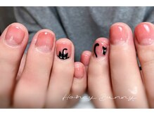 ハニーバニー(HoneyBunny)/黒猫ネイル