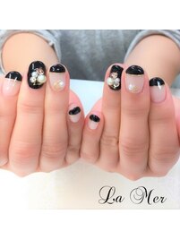 ストレートフレンチネイル