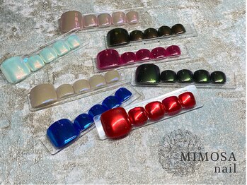 ミモザネイル(MIMOSA Nail)/ミラーorオーロラ定額¥8,500