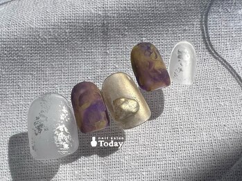 ネイルサロン トゥデイ 心斎橋店(Today)/Simple plus art¥9300→¥5800