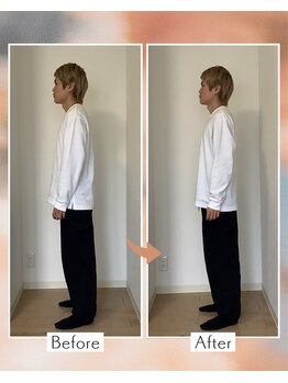 藤沢南口整体サロン/20代男性 肩甲骨と肋骨を拡張