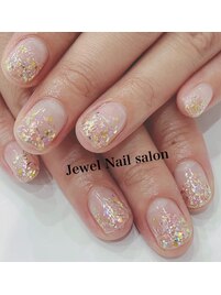 ラメグラデーション