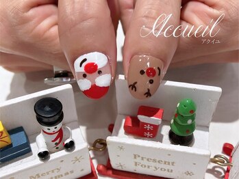 アクイユ 銀座店(ACCUEIL)/クリスマスネイル♪