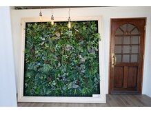 マドカヨガビューティーオフィス(MADOKA YOGA BEAUTY OFFICE)/エントランス『壁庭園』