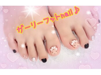 バニーアイズ 博多店(Bunny eyes)/フット可愛いデザイン♪