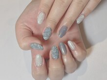 キャッツアイ東京 新宿店(Cat's eye TOKYO)/ツイードネイル