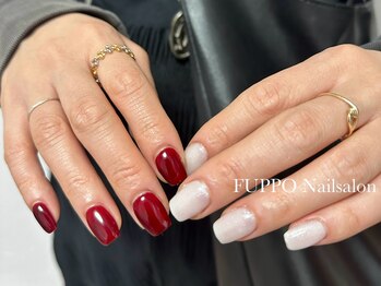 White&RED バイカラー