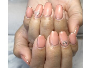 ヘアーアンドネイル ルシア(Hair&Nail Lucia)/定額デザインより!リボンプラス