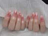 □HAND■ オフィス人気♪ほろ酔いチークネイル ¥6000 (初回ジェルオフ無料)