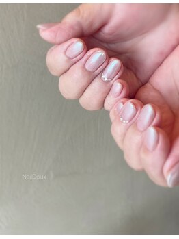 ネイル ドゥ 本店(Nail Doux)/上品ストーンアート