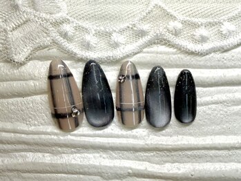 リベラ 一宮店(Libera)/チェックネイル【トレンド】