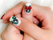 ネオリーアイラッシュ 恵比寿(neorii eyelash)/親指アート/リース/立体リボン