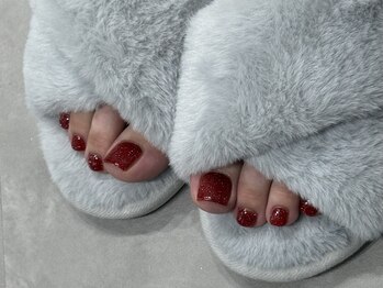 ルアネイル(Lua Nail)の写真/【リーズナブルで可愛い】足元から褒められネイルに★華やかデザインからフットケアまで幅広くご用意◎
