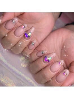 サリィネイル(Sarie Nail)/ラメフレンチ