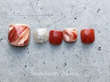 サロンストロベリームーン(Salon Strawberry Moon)/マーブルネイル