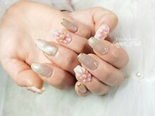 シュガーネイル(sugar nail)/ぷっくり３Dflowerネイル