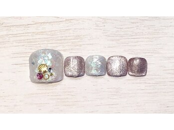 スリーピーアロー/オーロラシェルネイル