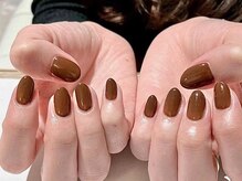 エリンカネイル バイ レシッド 武蔵小杉(erincanail by rcid)/ブラウンワンカラー