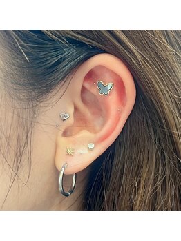 フィールラッシュ バイ グリーン(FEELLASH by green)/#耳ツボジュエリーデザイン