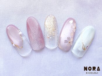 ノラネイル キチジョウジ(NORA nail KICHIJOJI)/☆フラワーアート