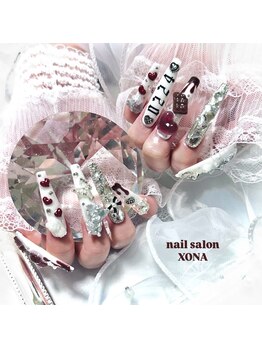 ゴテゴテValentineネイル