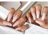 ネイル　スカルプ長さだし10本（自爪改善）☆ワンカラーor ラメグラデ