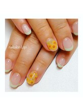 ネイルサロン ロピ(nailsalon Lopi)/向日葵ネイル