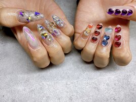 バレンタイン　ネイル