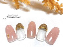 ネイルグラマラス 西新井店/《パラジェル》ラメフレンチ