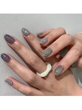 マッシュ abeno店(MASHU)/くすみカラーネイル
