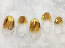 秋ネイルハンド定額￥5900